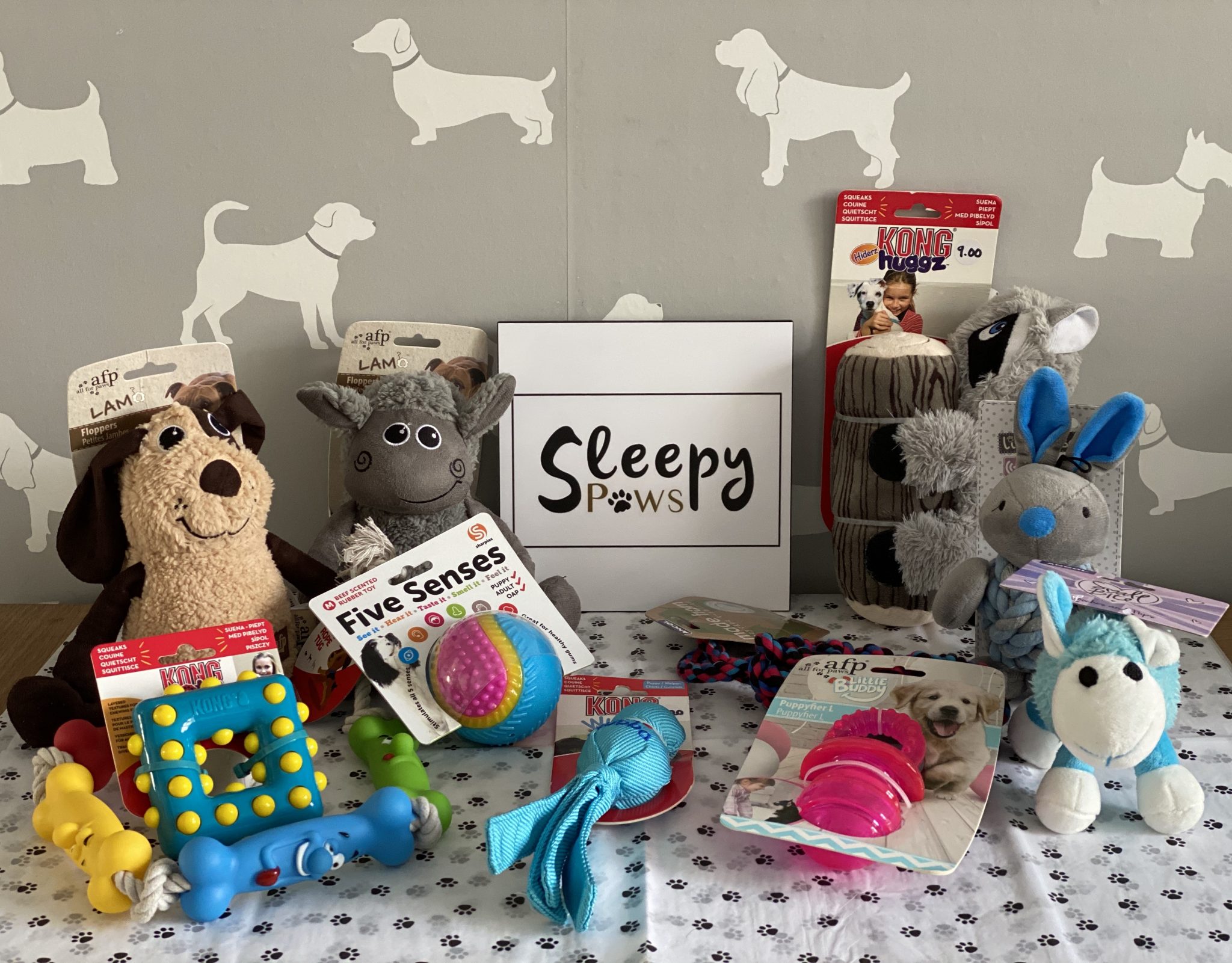 SUBSCRIPTION PUPPY LOOSE TREAT AND TOY BOX Sleepy Paws