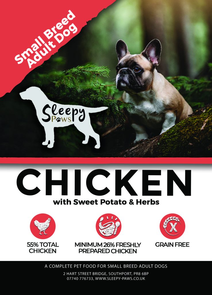 Grain Free Dog Food - Small Breed Chicken, Sweet Potato & Herb - Sleepy ...